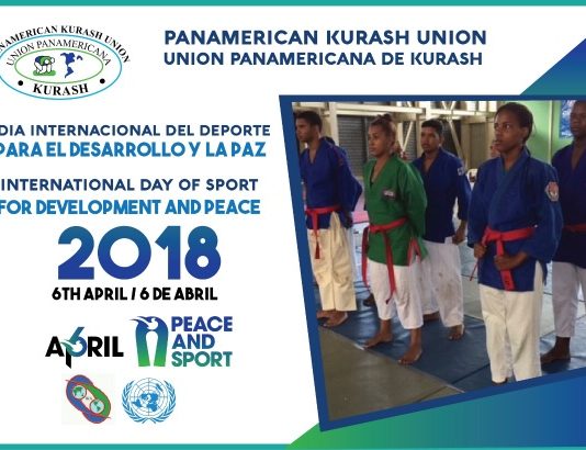 Unión Panamericana de Kurash y el Día Internacional del Deporte para el Desarrollo y La Paz el 6 abril 2018.